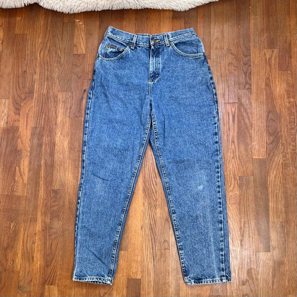 🐎 Vintage Riders western style medium/dark washed denim jeans petite